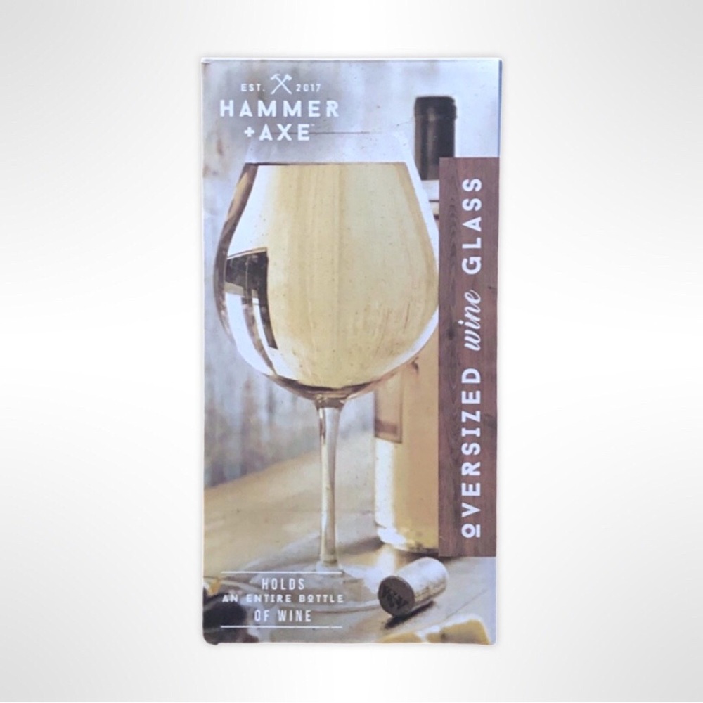 Oversized Wine Glass By Hammer+Axe